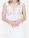 Patchwork Lace Dress Vintage Floral Patchwork Slip Dress Upcycle