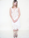 Patchwork Lace Dress Vintage Floral Patchwork Slip Dress Upcycle