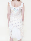Patchwork Lace Dress Vintage Floral Patchwork Slip Dress Upcycle