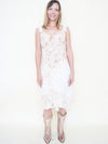 Patchwork Lace Dress Vintage Floral Patchwork Slip Dress Upcycle