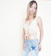 Patchwork Upcycled Flare Jeans Star Patch Boho Upcycled Jeans