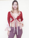 Floral Patchwork Cardigan Vintage Upcycle