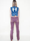 Angel Vest Upcycle Denim Cropped Vest