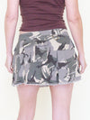 Camo Cargo Skirt Vintage Low waisted Wrap Mini Skirt