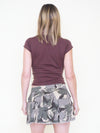 Camo Cargo Skirt Vintage Low waisted Wrap Mini Skirt