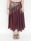 Butterfly Crochet Knit Boho Fringe Shawl Belt