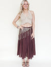 Butterfly Crochet Knit Boho Fringe Shawl Belt