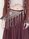 Butterfly Crochet Knit Boho Fringe Shawl Belt
