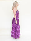 Desert Rose Tie Dye Lace Maxi Dress Corset Style Boho Hippie Dress Low Back