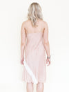 Silk Lace Slip Dress Vintage Patchwork Floral Lace Bias Cut