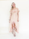Ruffle Lace Corset Dress Off The Shoulder Upcycled Asymmetric Dress