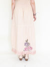Ruffle Lace Corset Dress Off The Shoulder Upcycled Asymmetric Dress