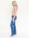 Embroidered Jeans Vintage Y2k Jeans Low Waisted Low Rise